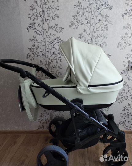 Коляска 2 в 1 RAY Stars Экокожа