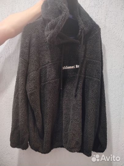 Плюш худи hikikomori kai черный