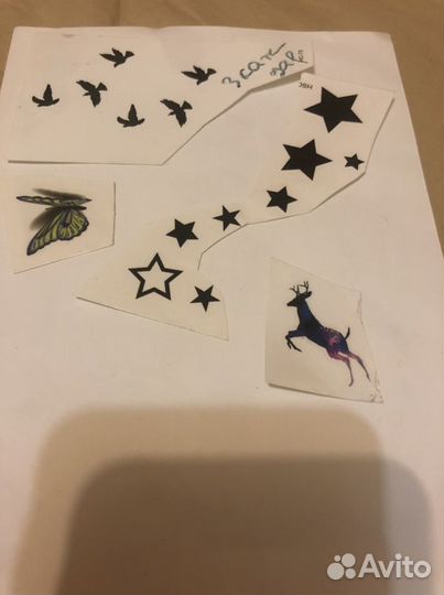 Временные татуировки