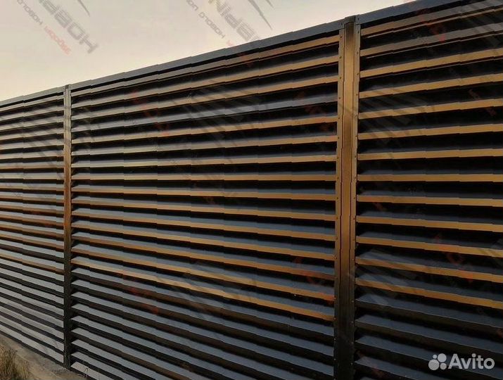 Забор жалюзи еврозабор