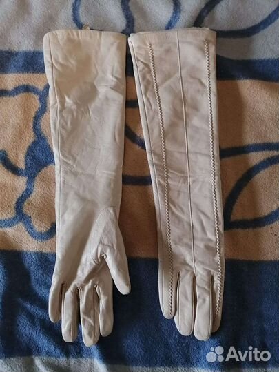 Перчатки женские кожаные 7 5