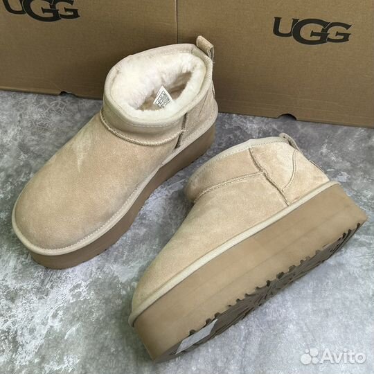 Ugg classic ultra mini platform mustard seed
