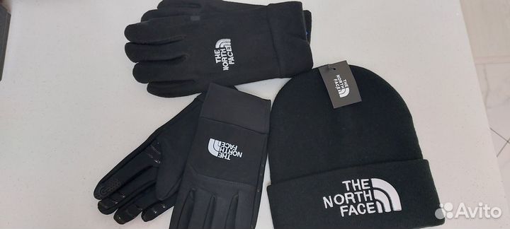 Комплект шапка и перчатки The North Face 1299