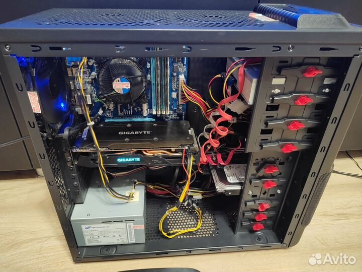 Системный блок i5 3330, озу 16, SSD 512 Гб, rx 470