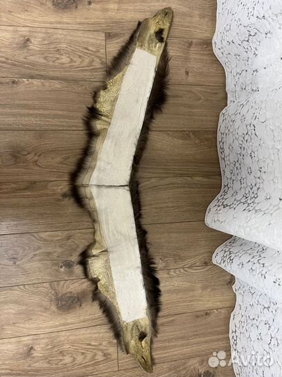 Меховой воротник чернобурка