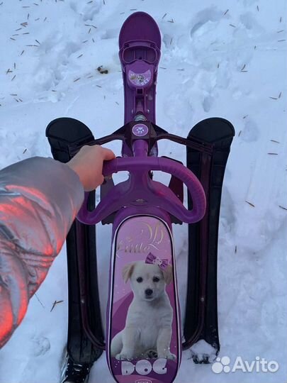 Детский снегокат бу