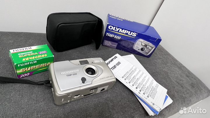 Пленочный фотоаппарат olympus trip 500