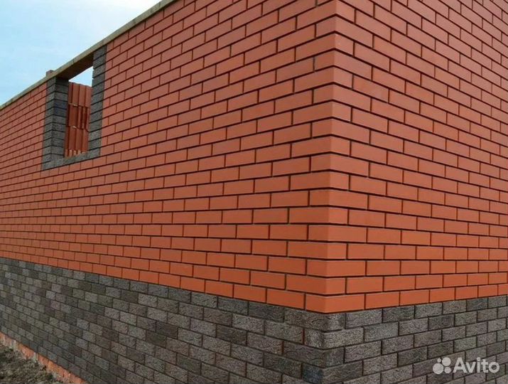 Кирпич облицовочный в ассортименте