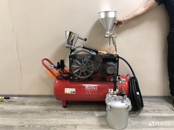 Станция для штукатурки шпаклевки и окраски стен