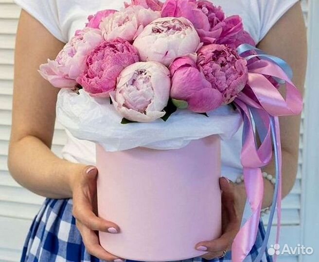 Пионы Розы Доставка