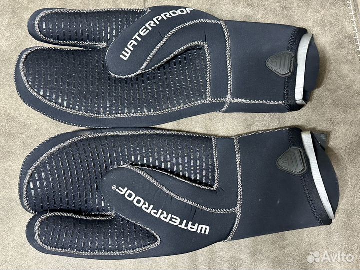 Перчатки WaterProof G1 7мм трехпалые полусухие