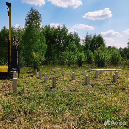 Сваи жб под фундамент