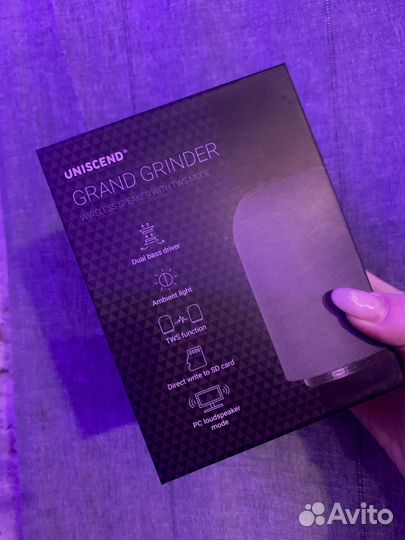 Портативная колонка Uniscend Grand Grinder, черный