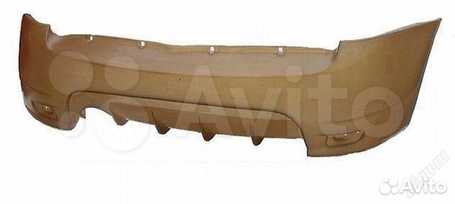 Бампер задний Kalina Sport неокрашенный