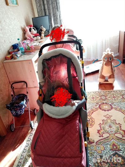 Детские сани с колесами