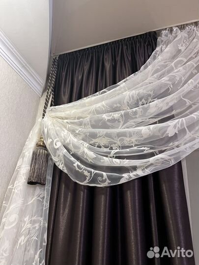 Шторы и тюль в комплекте