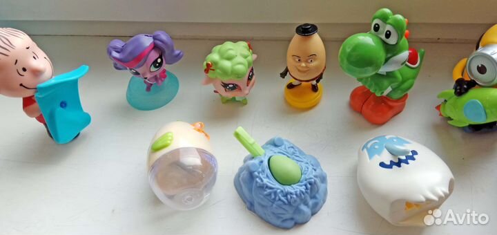 Киндеры,из Макдональдса, чупа-чупс