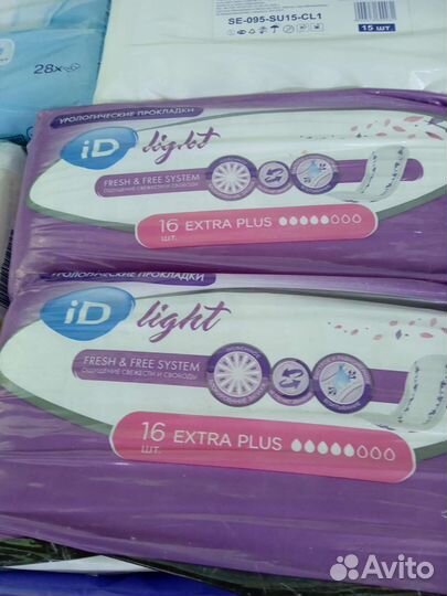 Женские урологические прокладки