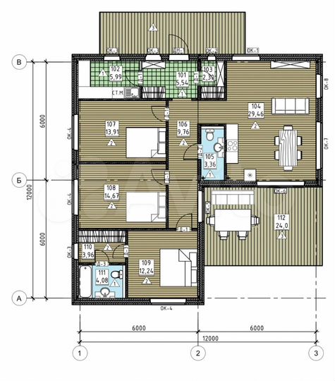 Дом 137 м² на участке 8 сот.