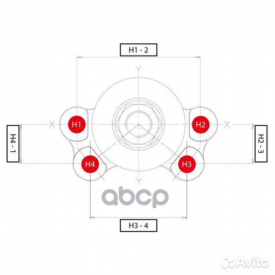 Старый номер CBT-42) Шаровая опора ниж. CB039