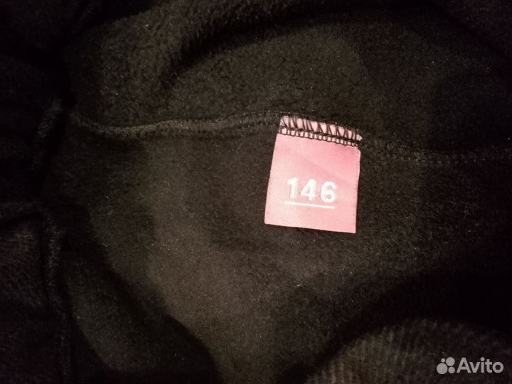 Теплые брюки 146 на девочку