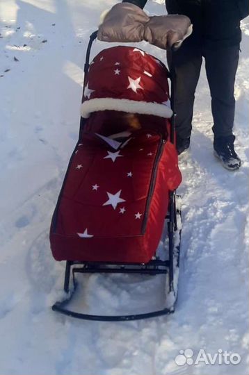 Коляска санки