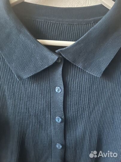 Лонгслив поло женский