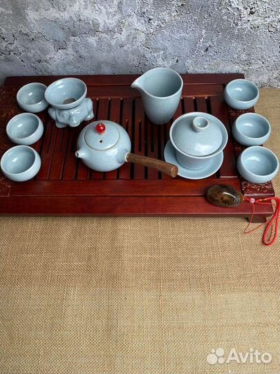 Китайский сервиз Жу Яо для чайной церемонии 13