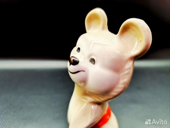 Статуэтка винтажная Олимпийский мишка СССР