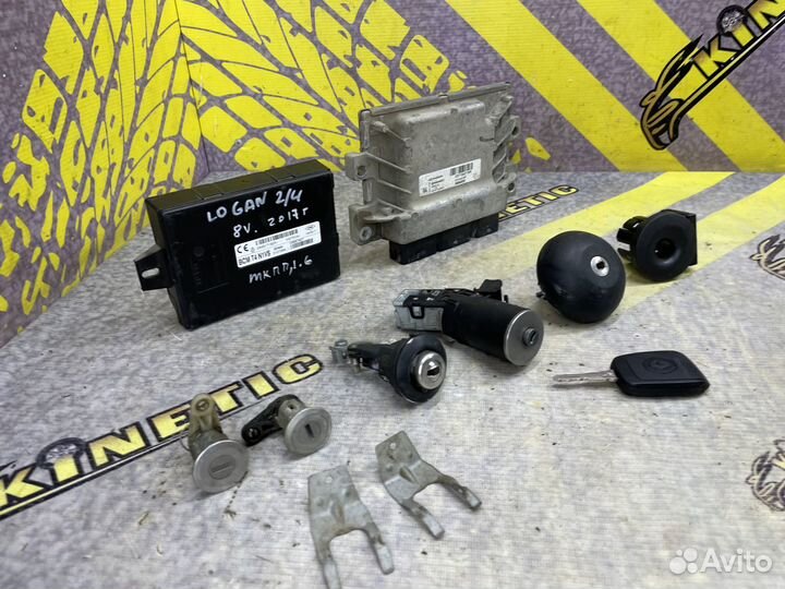 Замок зажигания Рено Логан 2 1.6 МКПП 8V K7MA812