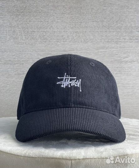 Кепка stussy вельветовая