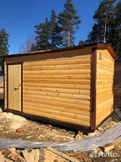 Мобильная баня на заказ установка 3-7 дней