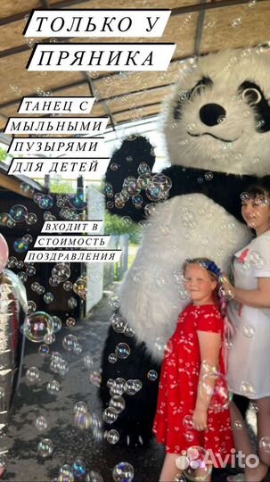 Аниматоры Панда Губкин День рождения