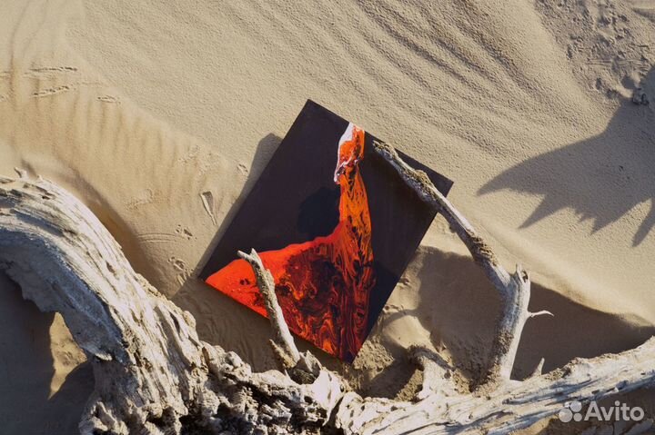 Интерьерная картина - огонь, вулкан