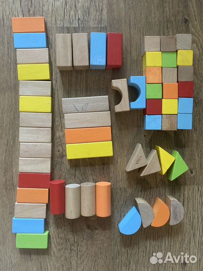 Деревянный конструктор город