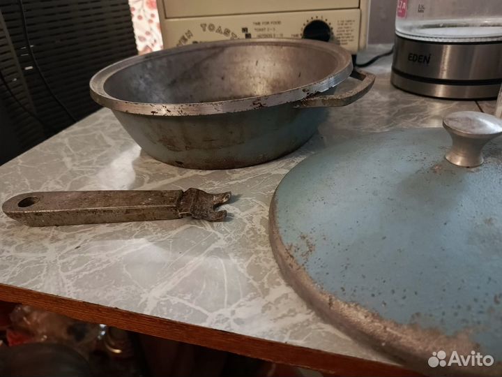 Сковорода алюминиевая СССР 25 см. Доставка