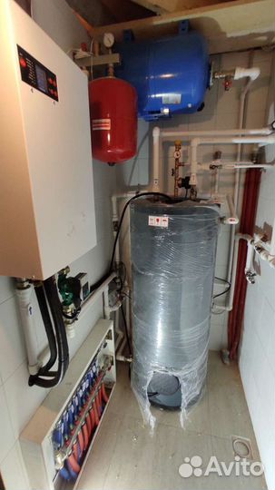 Тепловой насос воздух вода 250м2. (18 кВт тепла)