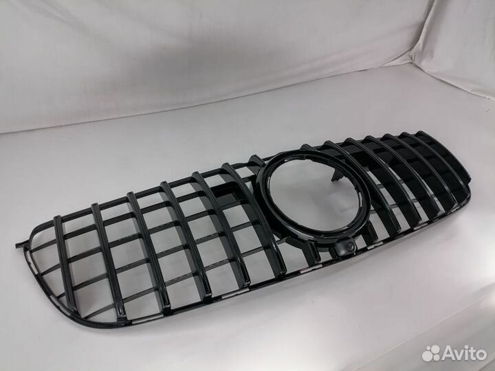 Решетка радиатора Mercedes GLE W166 черная
