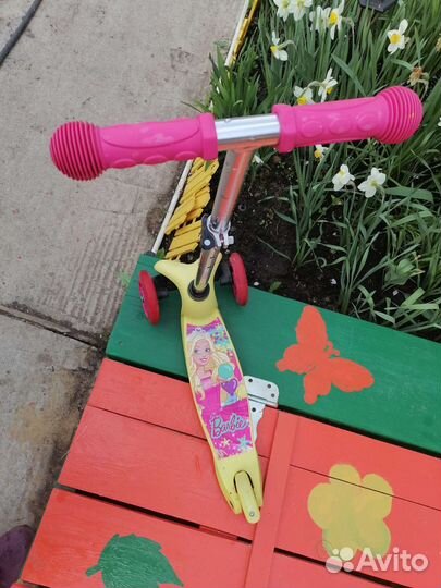 Самокат детский трехколесный бу