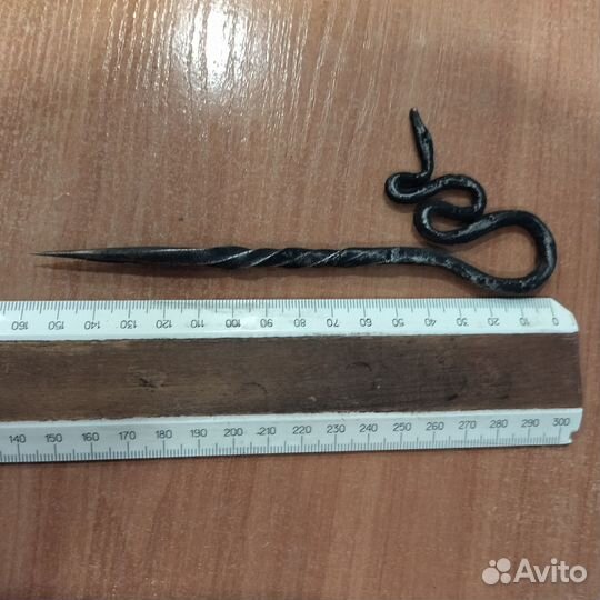 Шило-вилка кованная средневековая