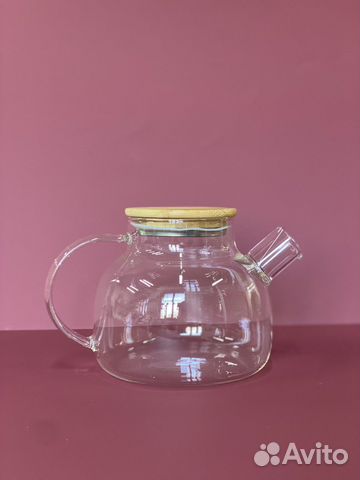 Чайник стекляный заварочный новый
