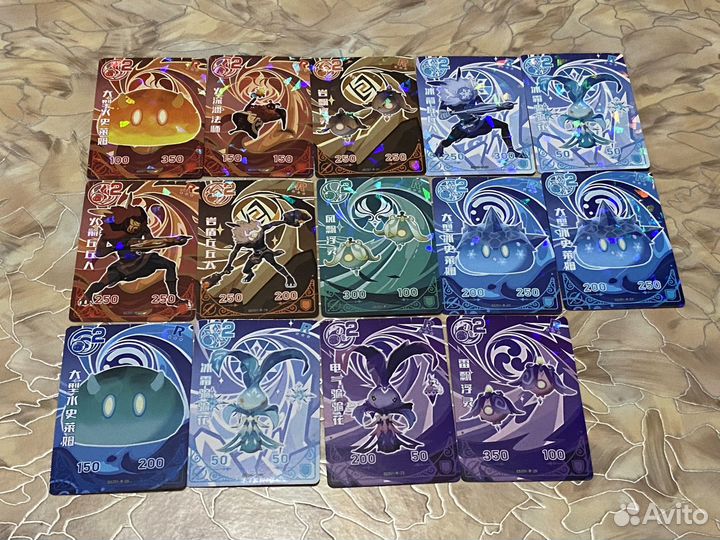 Коллекционные карты геншин импакт