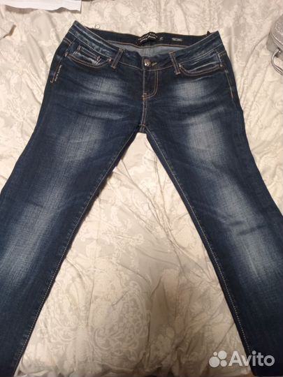 Джинсы флип плейн