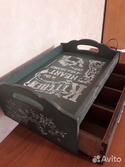 Поднос деревянный