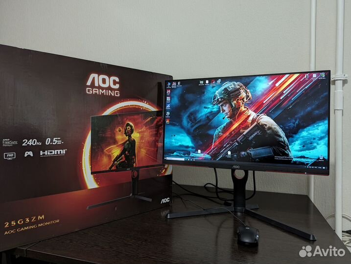 240 Гц AOC 24 дюйма как Новый 2023 год