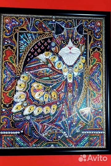 Алмазная вышивка готовая работа