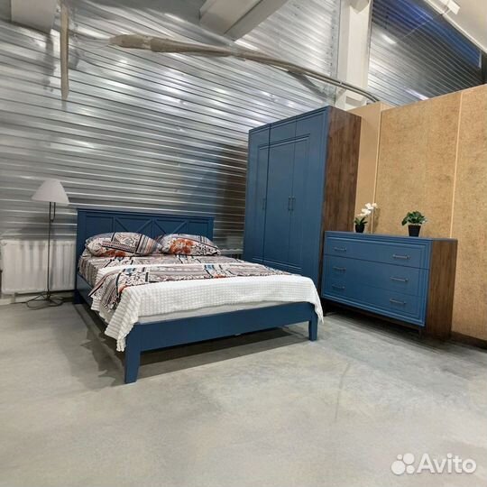 Комод синий на ножках новый с доставкой