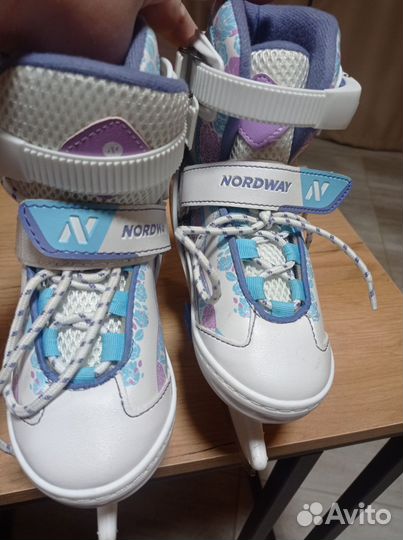 Коньки детские раздвижные р. 26-31