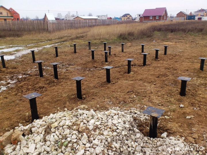 Винтовые сваи под ключ