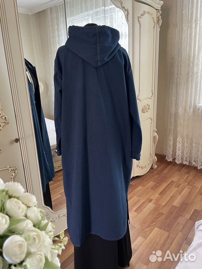 Ддинсовый кардиган